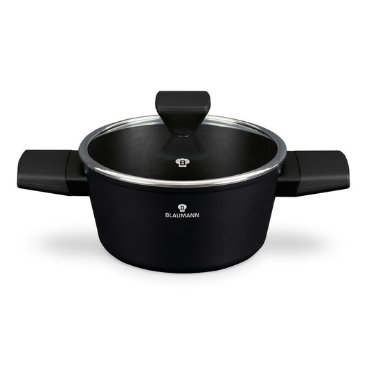 Blaumann Black Silver Collection braadpan met deksel Ø 20 cm 2,5 liter