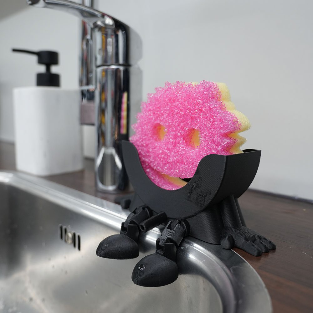 Funny Scrub Daddy houder voor de spoelbak