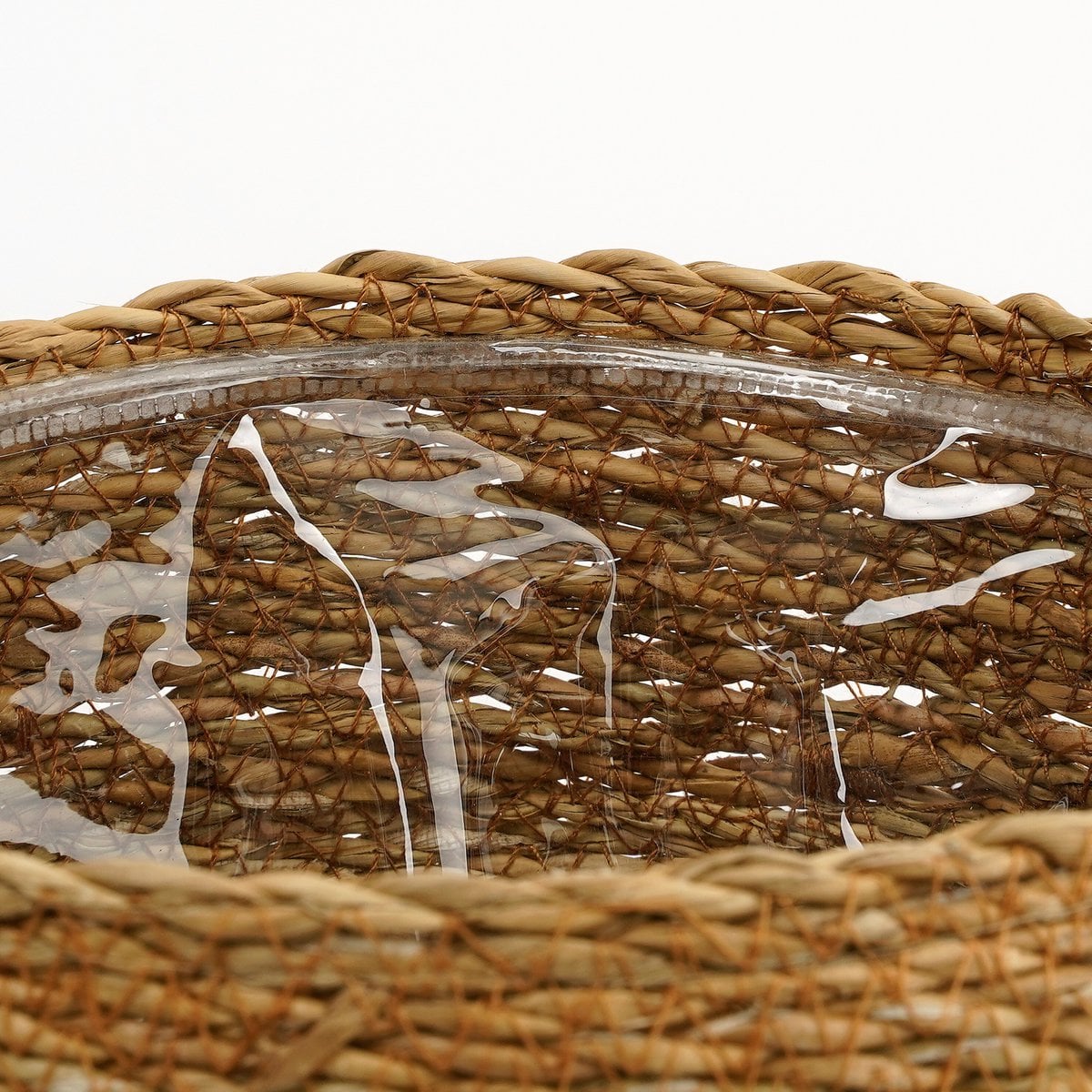 Atlantic plantenmanden, jute, set van 2