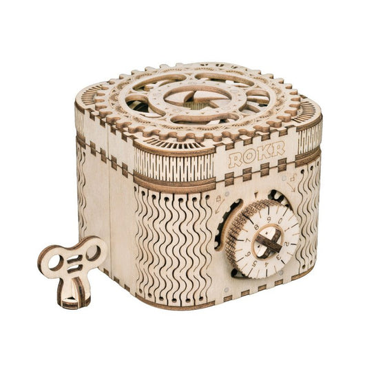 Mechanische treasure box, 12,4 × 8,5 × 10 cm