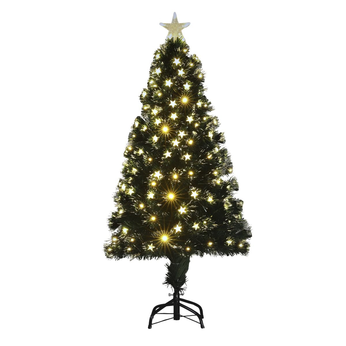 Mercury kunstkerstboom met verlichting, 150 cm, Ø 65 cm