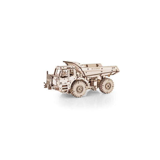 3D mechanische houten puzzel dump truck MOAZ 75053 33,6 × 15,4 × 14,9 cm – 538 stukjes