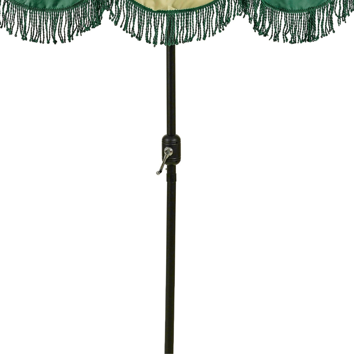 Groene gestreepte parasol Kim Ø235 cm
