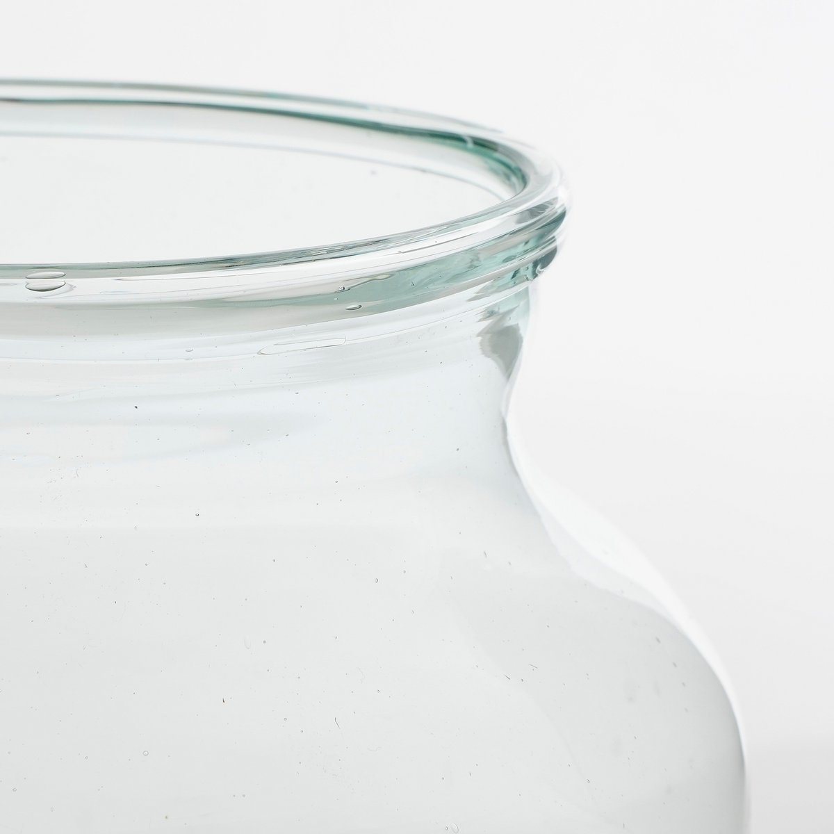 Mica Decorations Vienne Vaas – Gerecycled Glas Transparant (H20 x Ø21 cm)