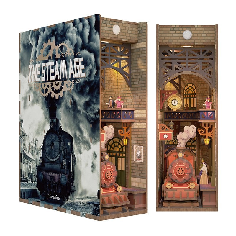 DIY book nook the steam age bookend, 24,5 cm