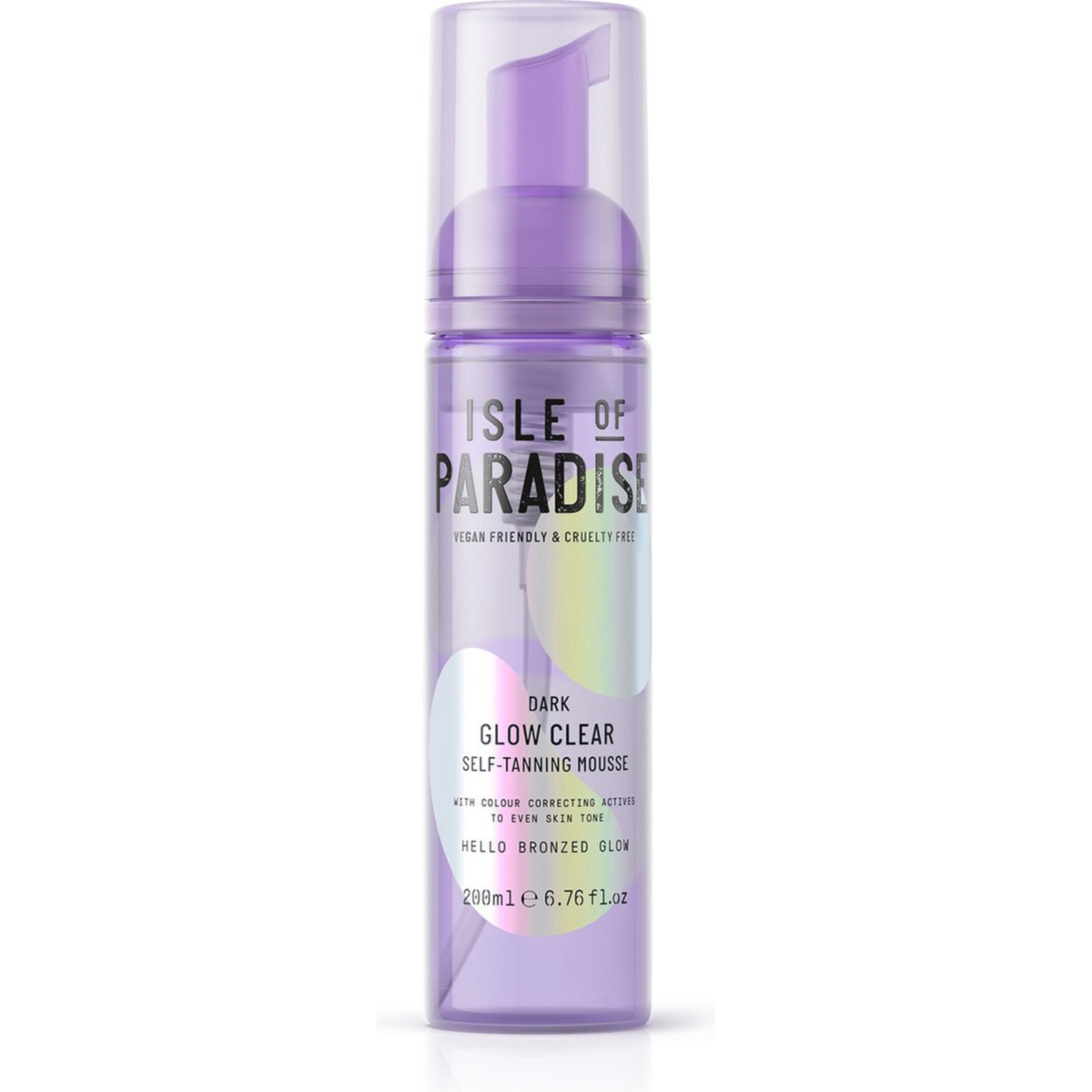 Isle of paradise zelfbruinende mousse, dark glow, 200 ml