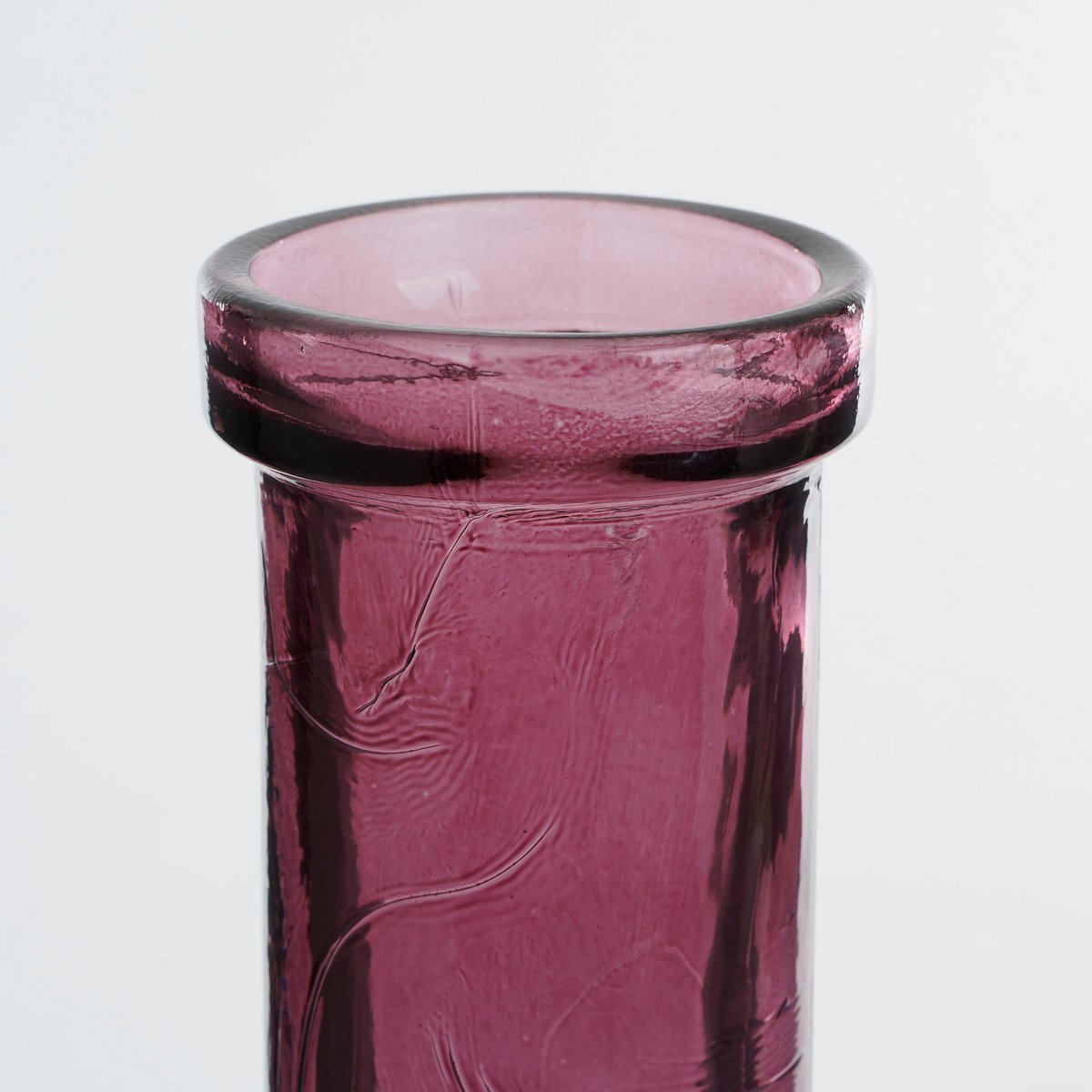 Mica Decorations Rioja Flesvaas – Gerecycled Glas Roségoud (H75 x Ø18 cm)