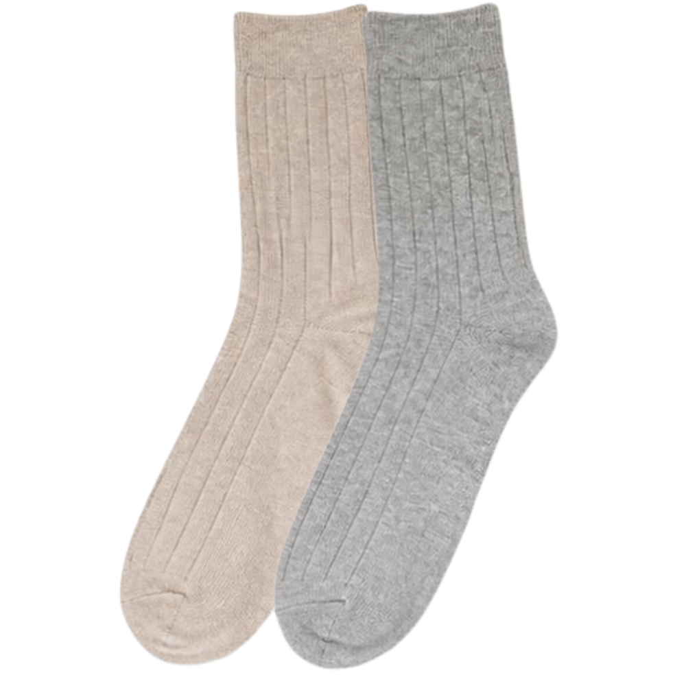 Dunne alpaca sokken, 2 paar, maat 39-42 of 43-46