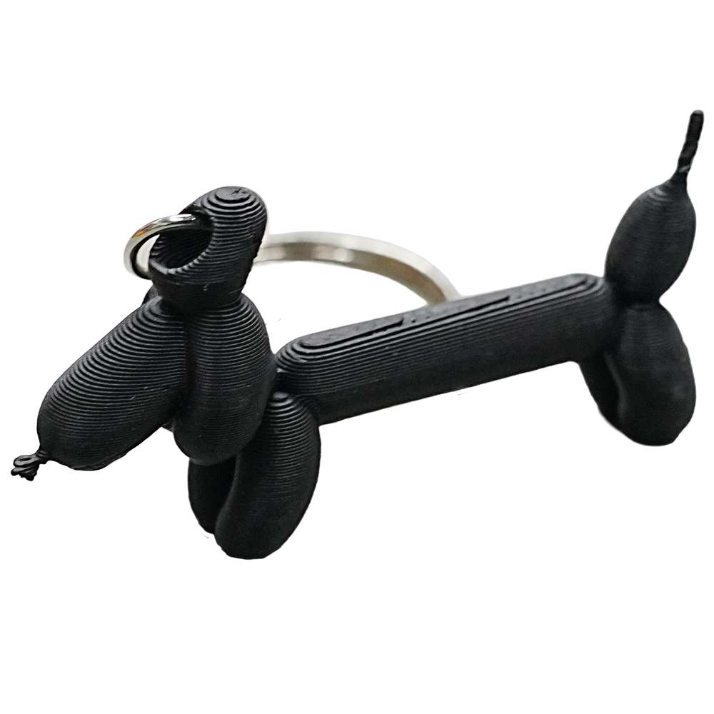Wiener ballonhond sleutelhanger