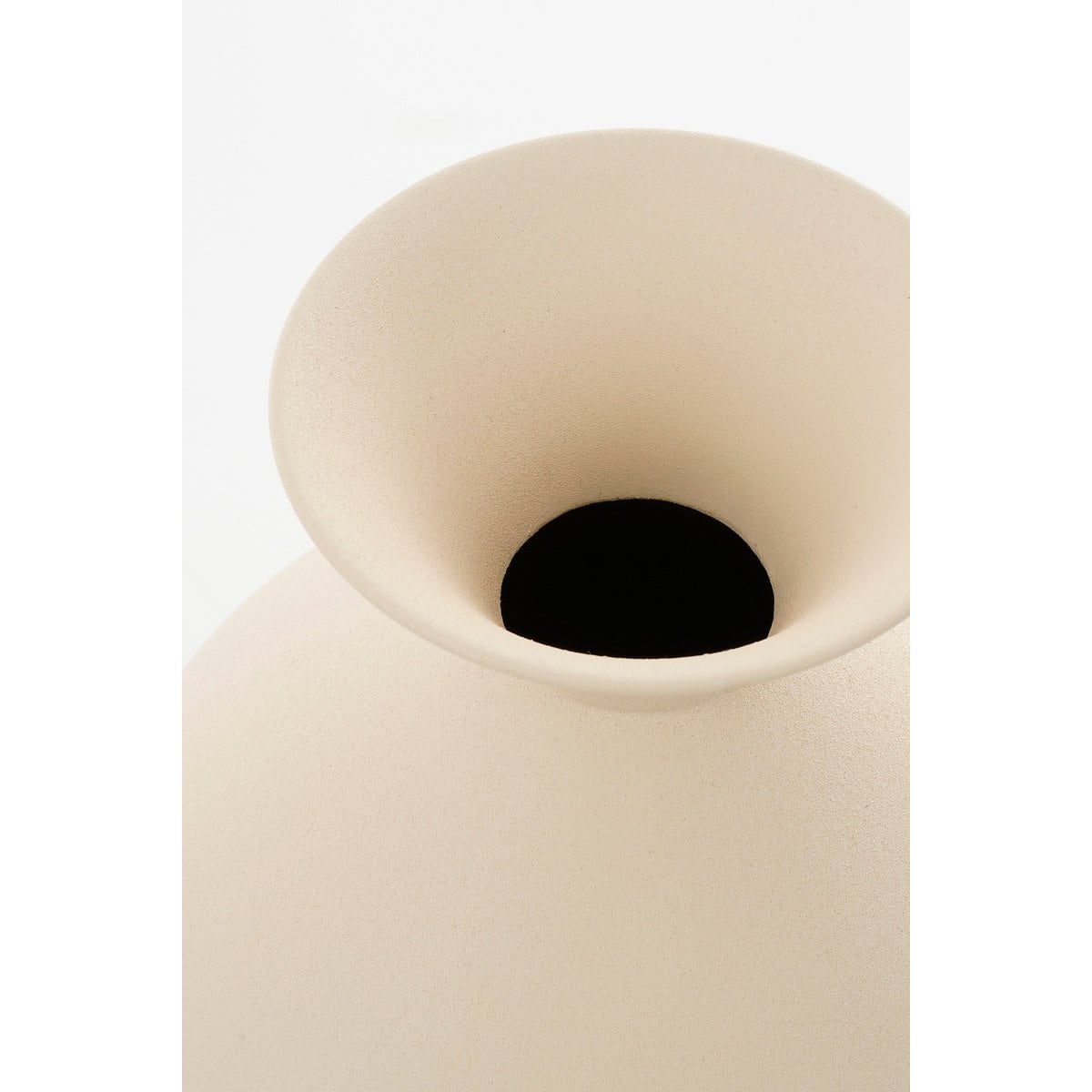 Mica Decorations Gyge Vaas – Metaal Off-white (30,5 cm)