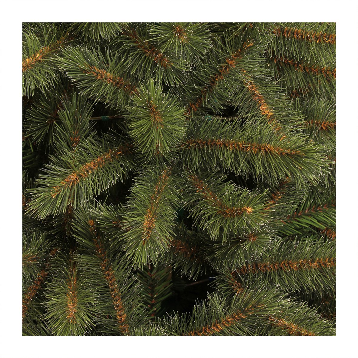 Tulsa kunstkerstboom, groen met witte toppen, 155 cm Ø94 cm