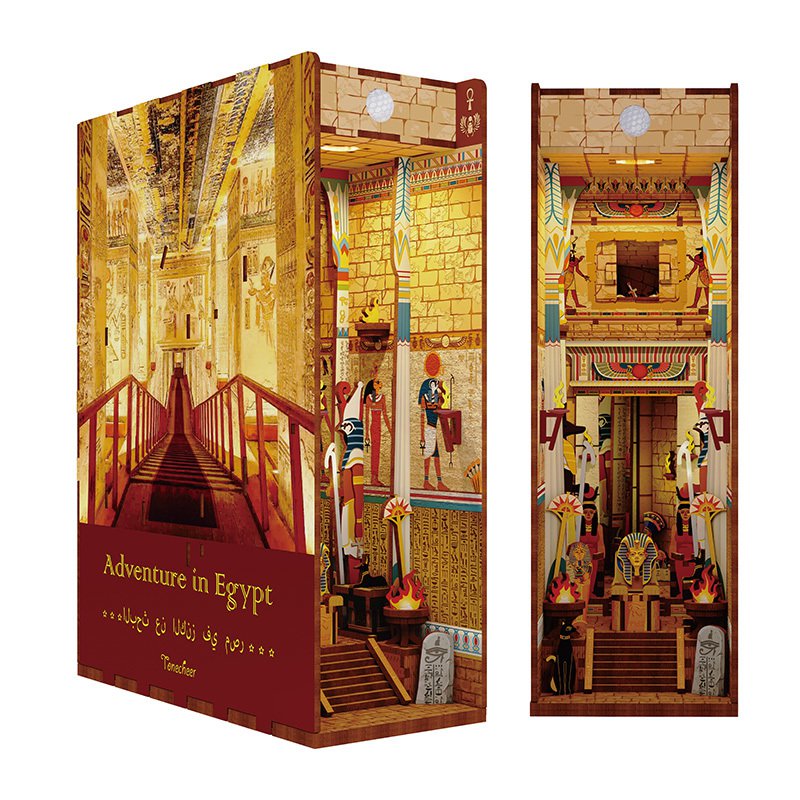 DIY book nook adventure in egypt bookend, 24,5 cm