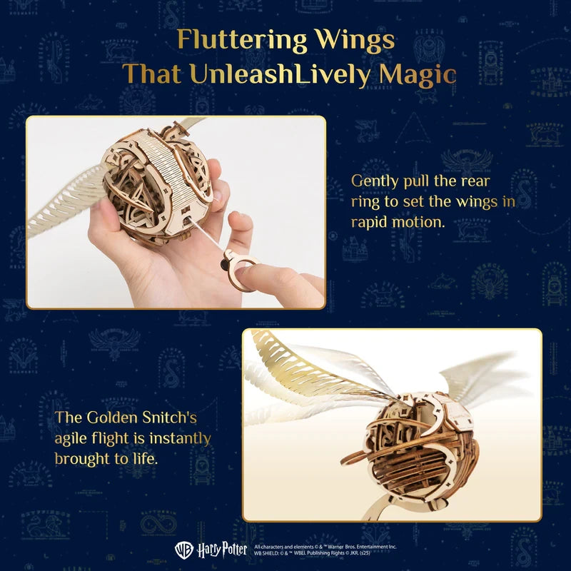 Harry Potter gouden snaai bouwset, 26,6 x 9,3 x 16,5 cm