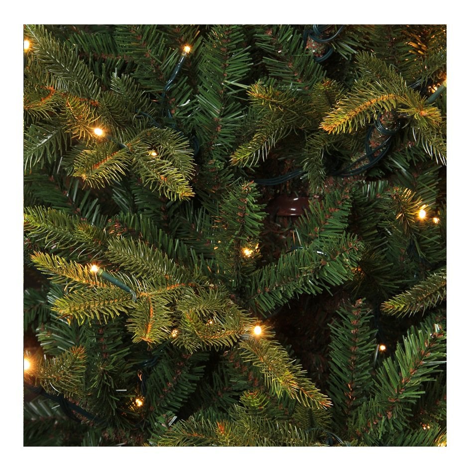 Kunstkerstboom met LED verlichting groen 185 cm hoog