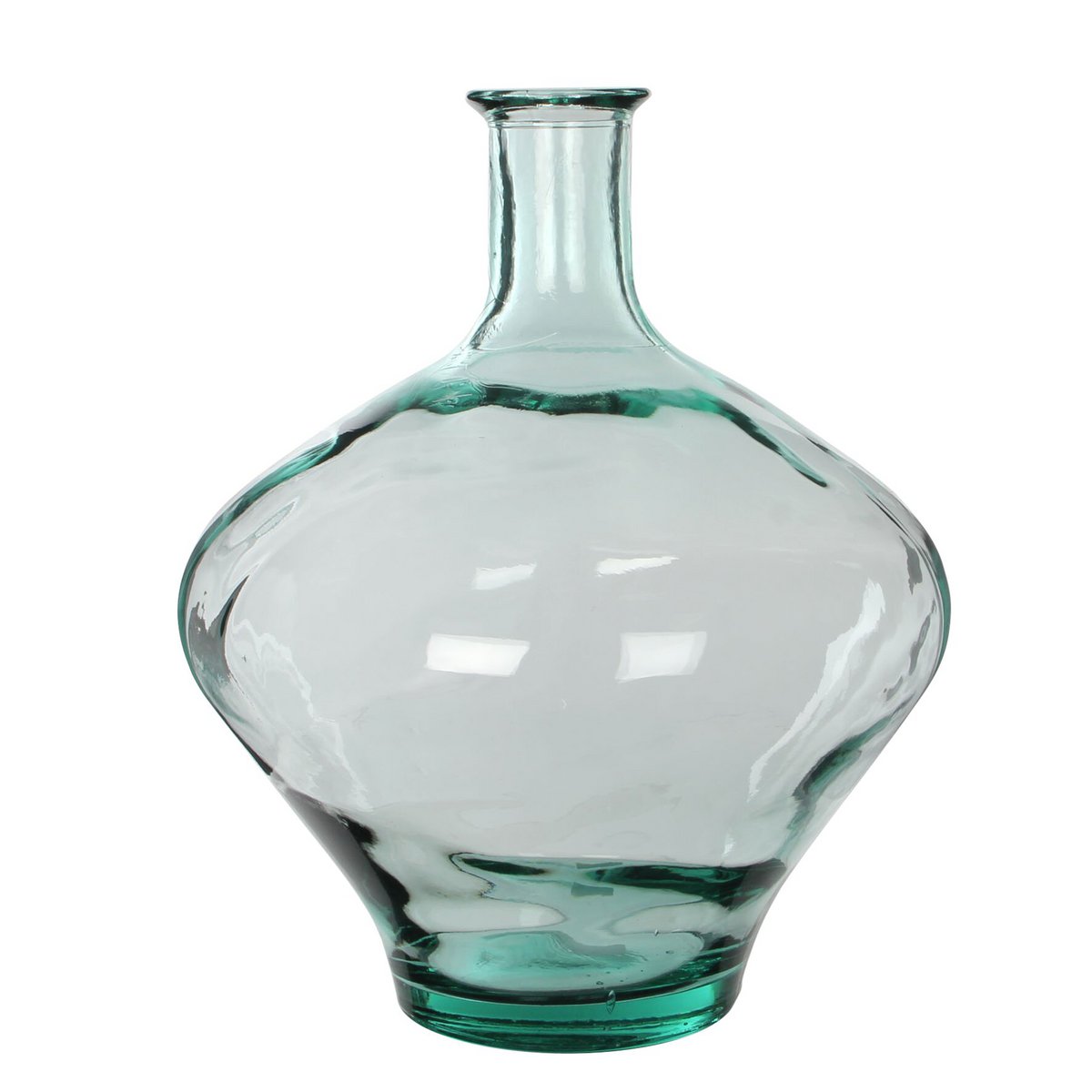 Mica Decorations Kyara Flesvaas – Gerecycled Glas Transparant (H46 x Ø38 cm)