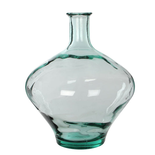 Mica Decorations Kyara Flesvaas – Gerecycled Glas Transparant (H46 x Ø38 cm)