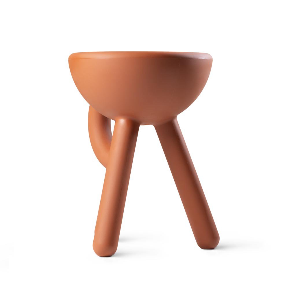 Tubby kruk, bijzettafel, sand, 38 × 33 × 45 cm