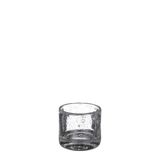Mica Decorations Estelle Vaas – Gerecycled Glas Transparant (H8 x Ø8,5 cm)
