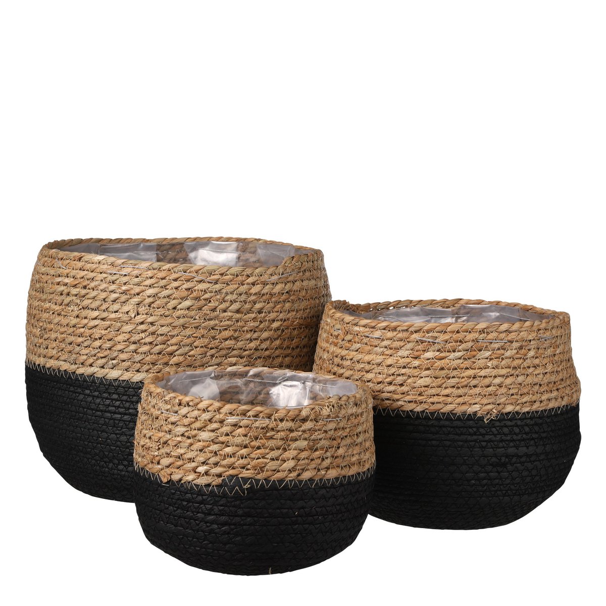 Jorck manden, set van 3, zeegras