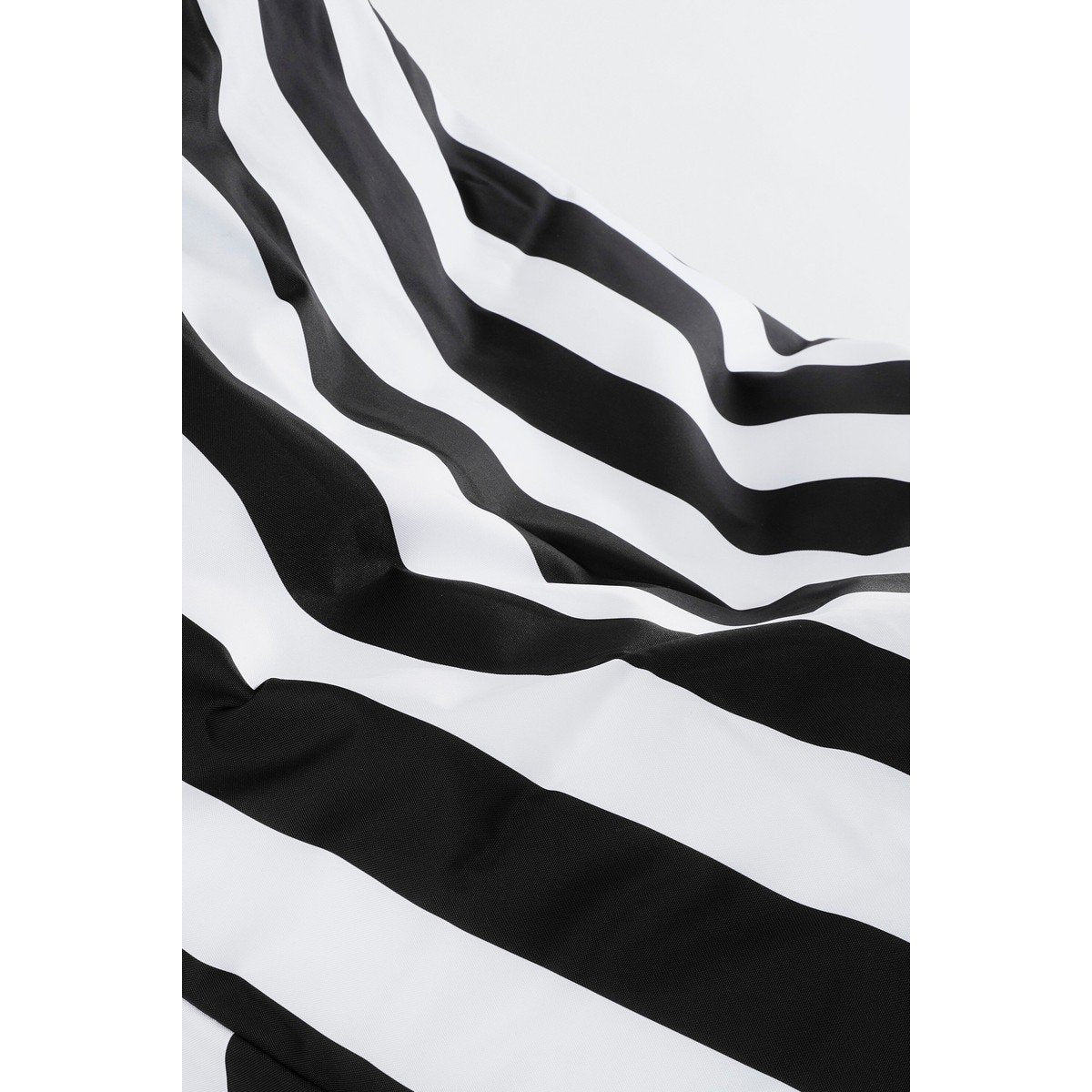 Zitzak Rissy zwart gestreept 140 × 95 × 9,5 cm