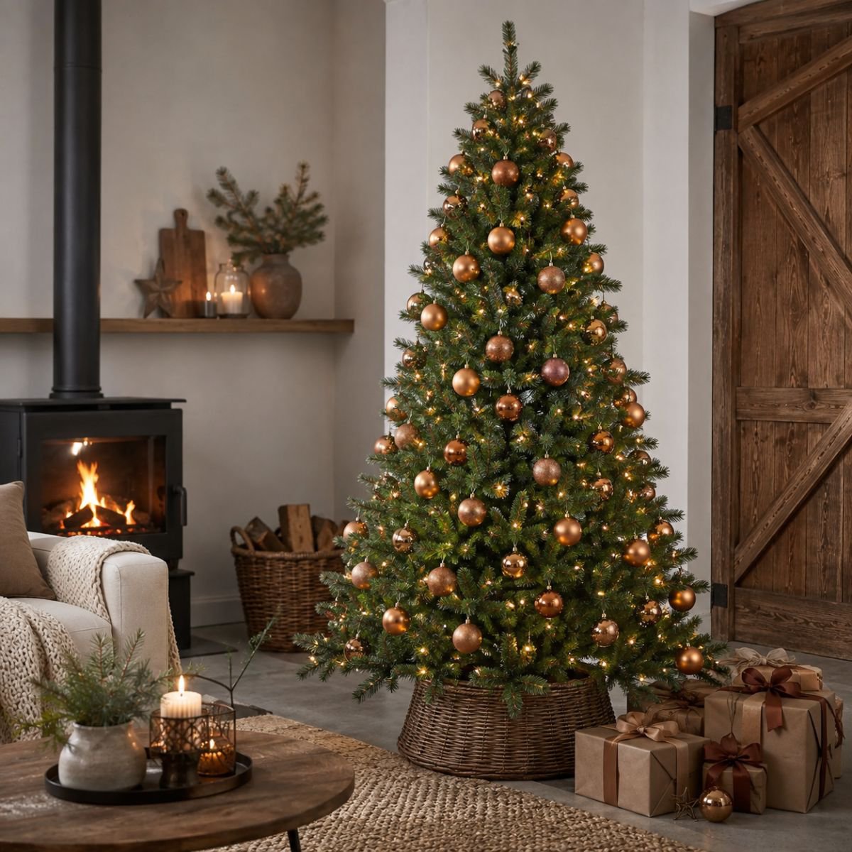 Toronto kunstkerstboom, 155 cm, Ø 102 cm