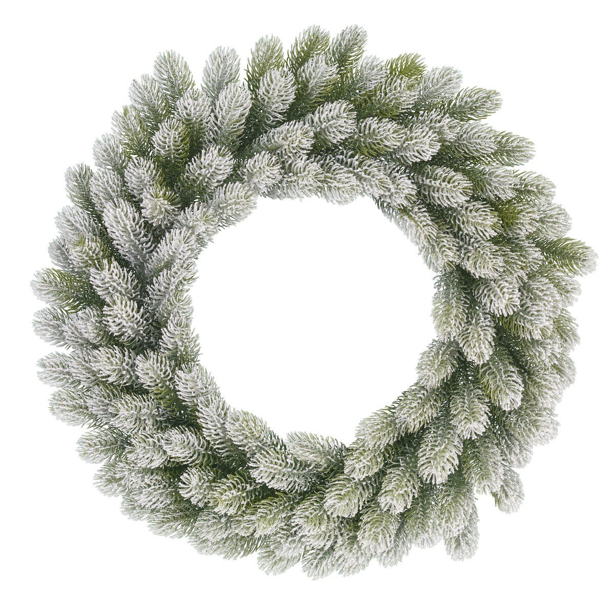 Nigata kerstkrans, licht besneeuwd, Ø 60 cm