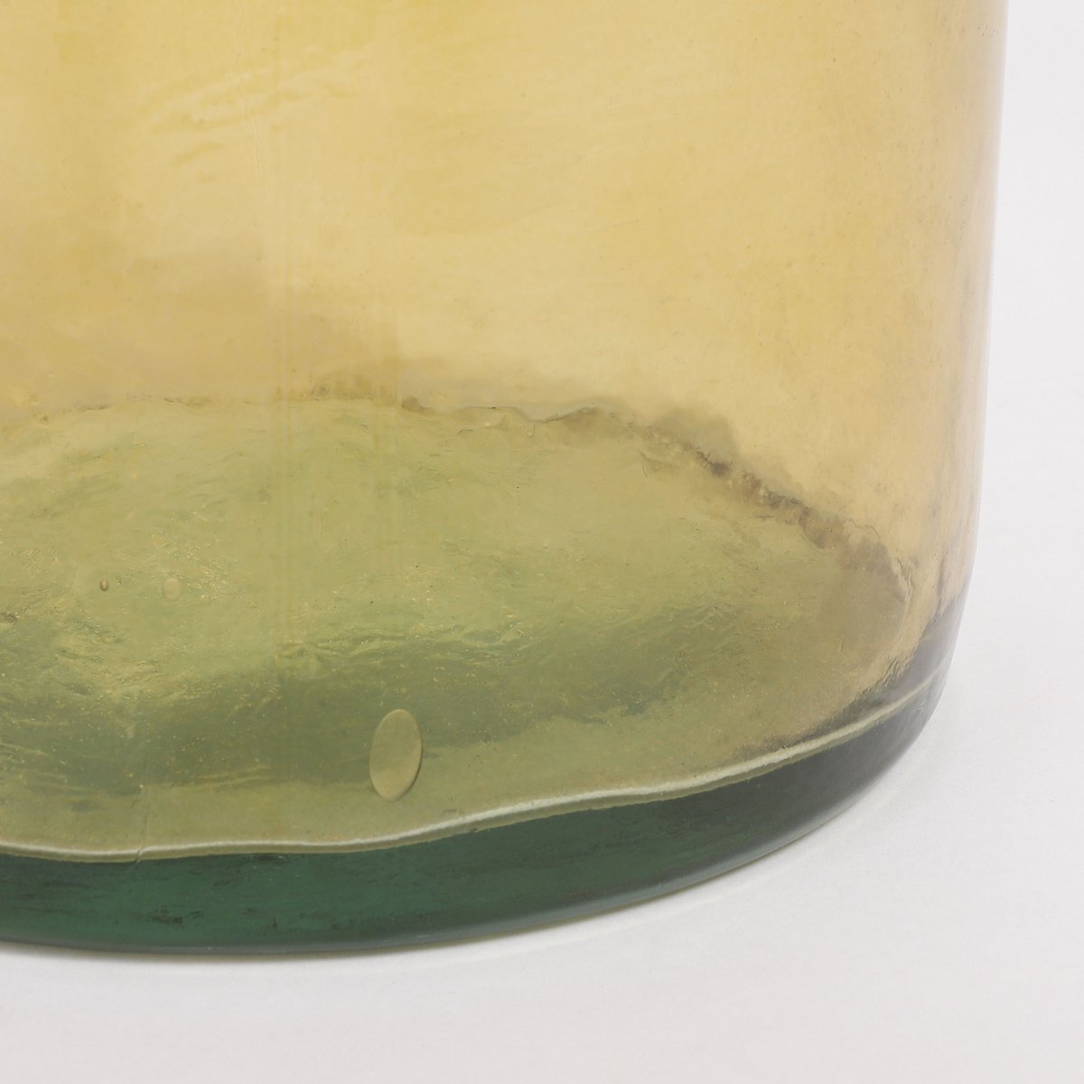 Mica Decorations Rioja Flesvaas – Gerecycled Glas Okergeel (H50 x Ø15 cm)