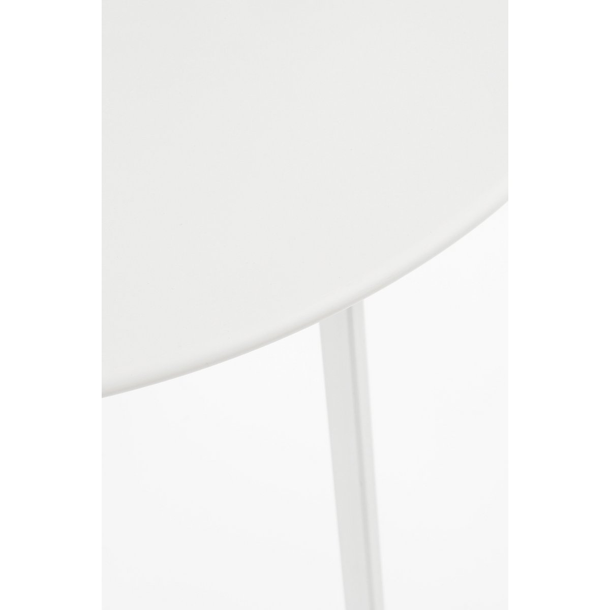Seattle bijzettafel voor binnen en buiten in wit, 38 × 38 × 58 cm