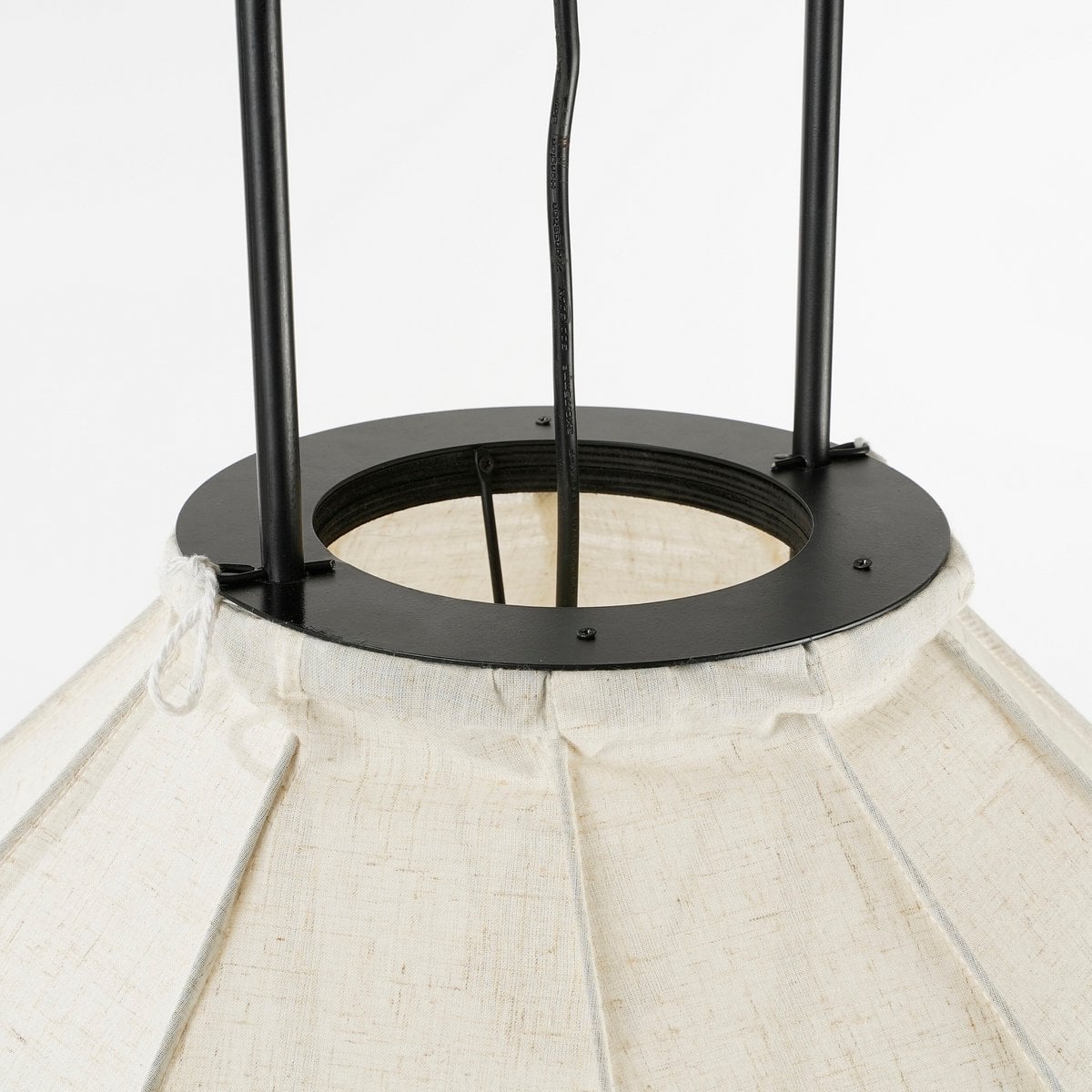 Mica Decorations Pego hanglamp Japandi linnen Ø70 cm