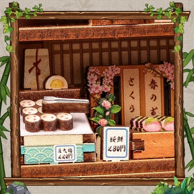 Kanmi Dokoro Kurihara miniatuurhuisje, 14 × 14 × 19 cm