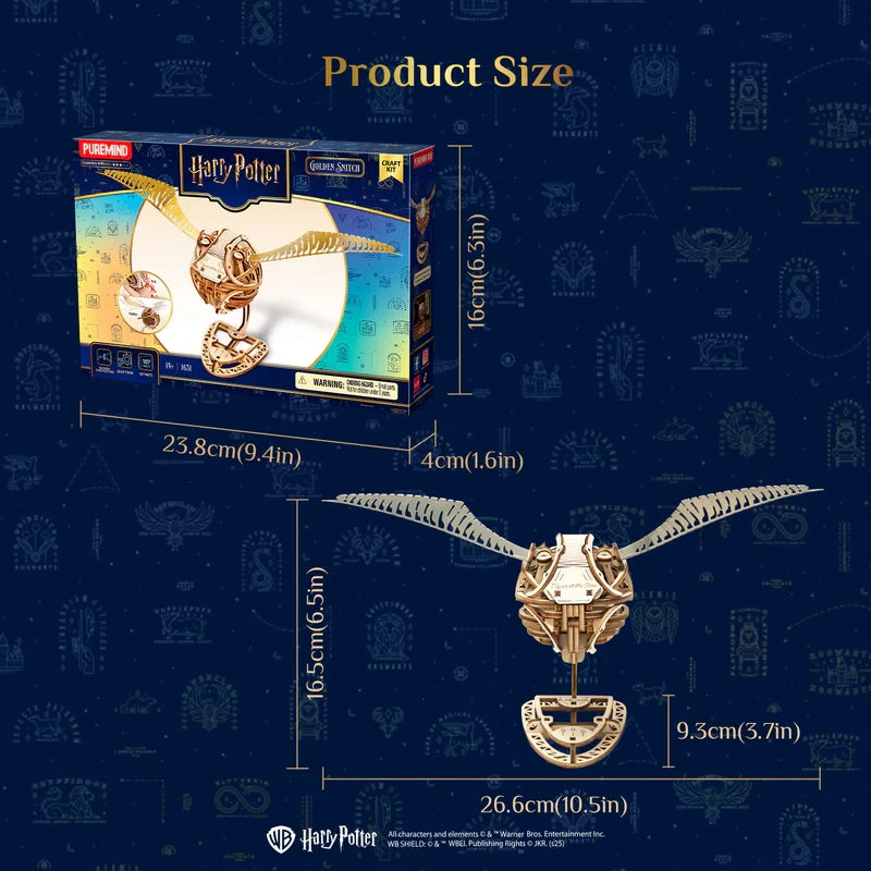 Harry Potter gouden snaai bouwset, 26,6 x 9,3 x 16,5 cm