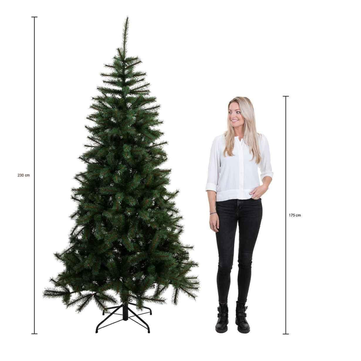 Sherwood kunstkerstboom deluxe, 230 cm
