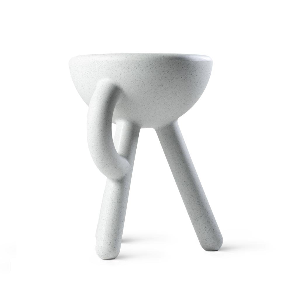 Tubby kruk, bijzettafel, sand, 38 × 33 × 45 cm