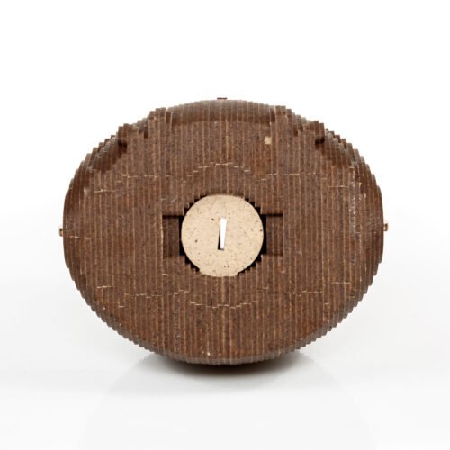 DIY houten spaarpot uil, 12,7 x 10,7 x 12,8 cm