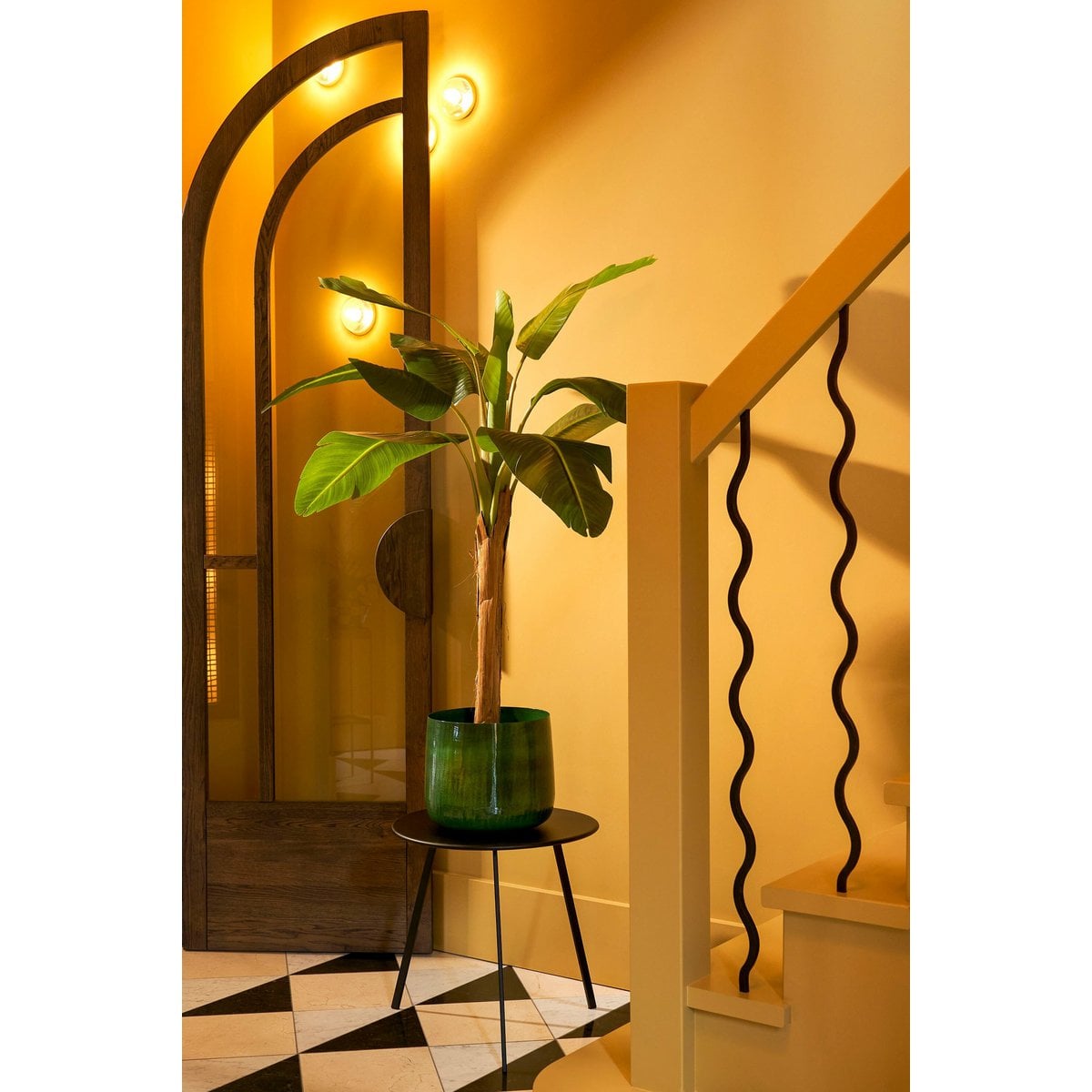 Bananenboom kunstplant, 155 cm