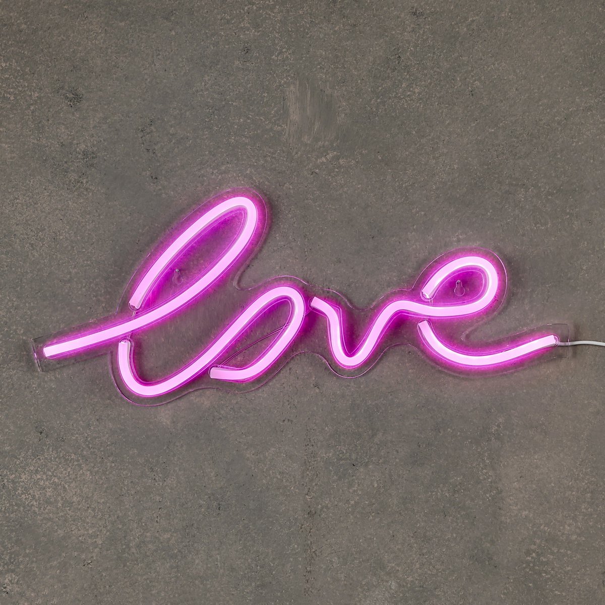 Neonverlichting Love, roze, 45 cm