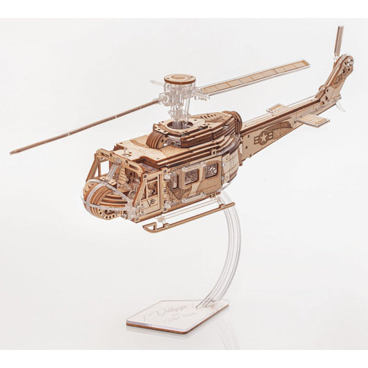 3D mechanisch modelbouw helikopter met standaard 35,8 cm – 122 onderdelen
