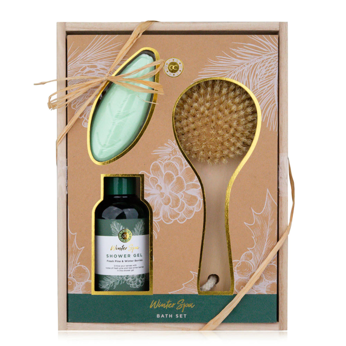 Giftset bad XL Fresh Pine & Winter Berries