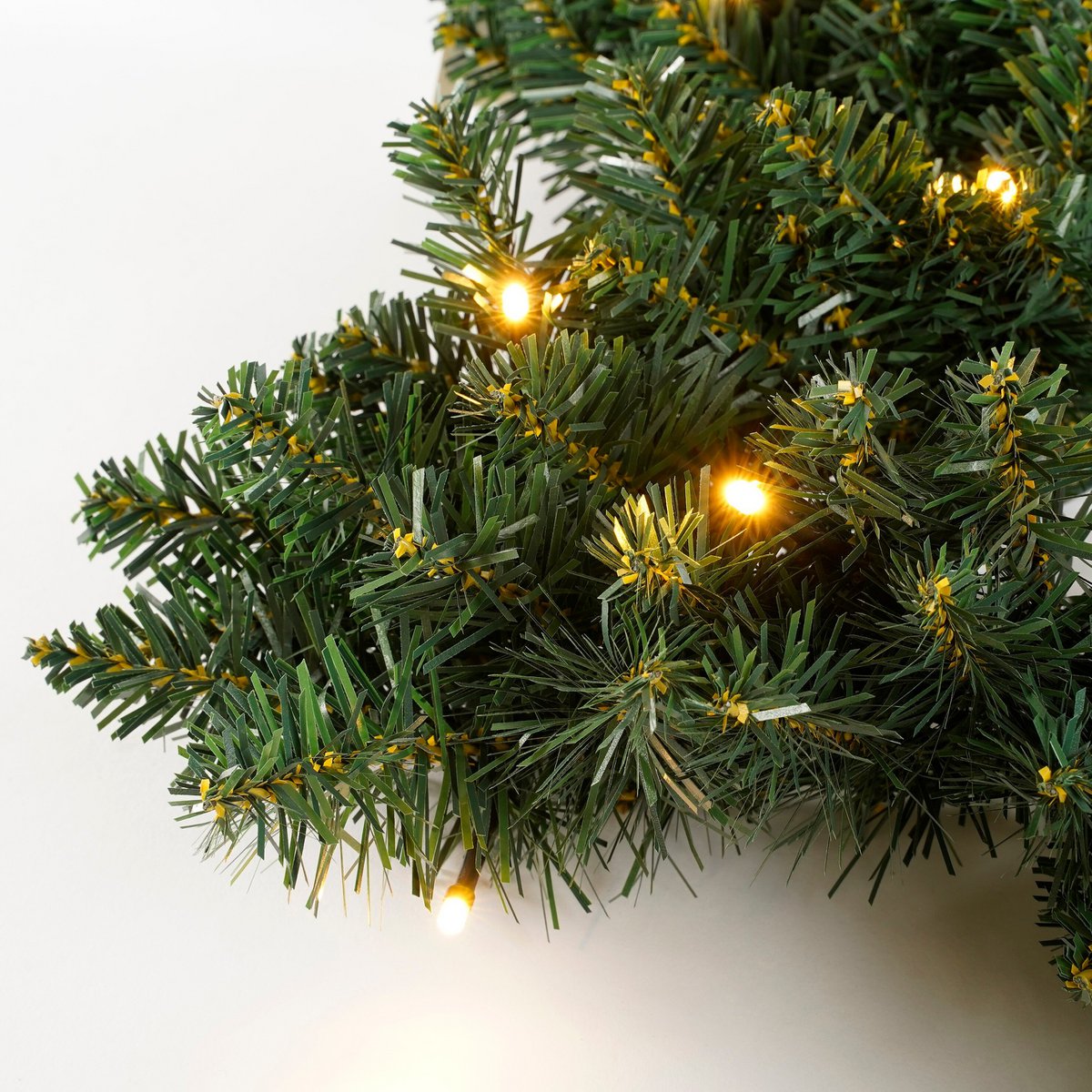 Kerstkrans ster met verlichting, Ø 60 cm