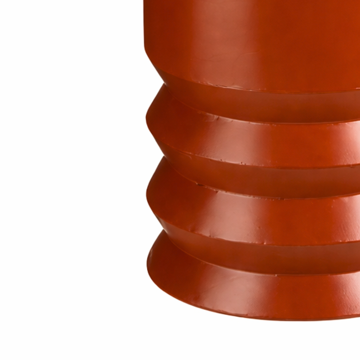 Mart bijzettafel rood, rond, 46 cm