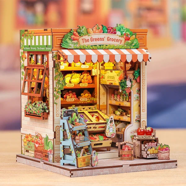 The Green Grocery miniatuurhuisje, 16,2 × 15,8 × 20,6 cm