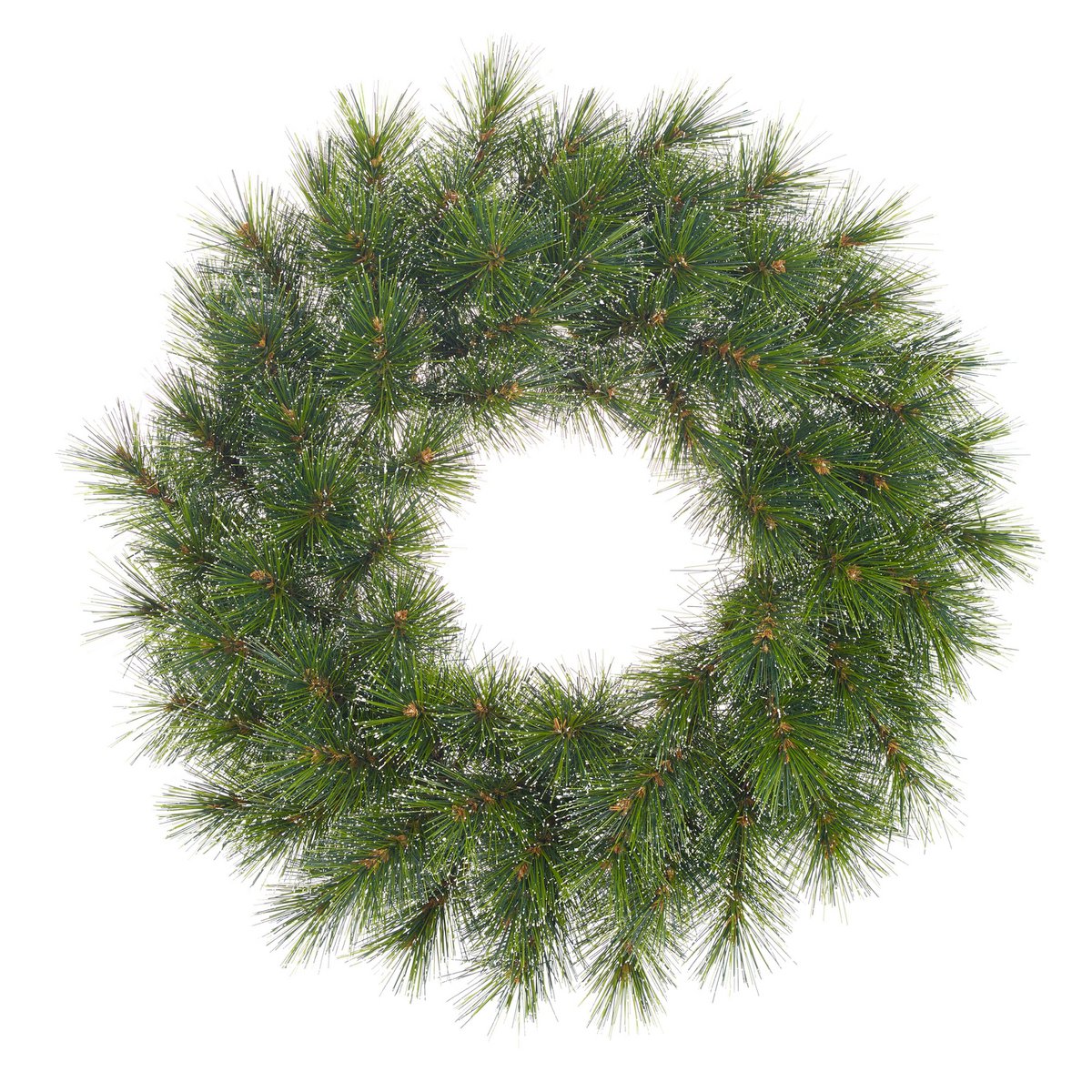 Glendon kerstkrans met rijp-effect, Ø 45 cm