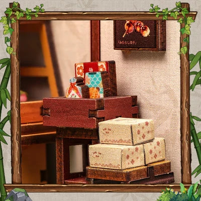 Kanmi Dokoro Kurihara miniatuurhuisje, 14 × 14 × 19 cm