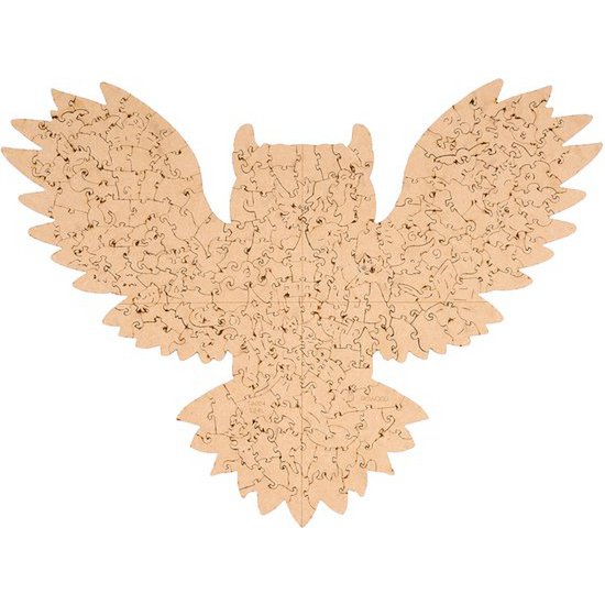 Rowood Paradise Owl, houten legpuzzel uil, 200 stukjes