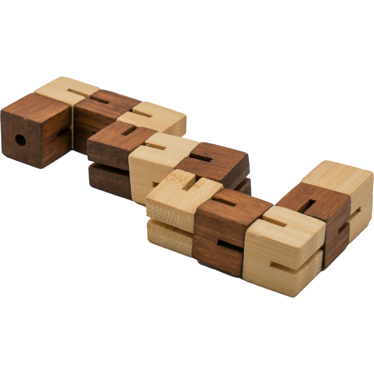 Breinbreker Fidget Widget bamboe puzzel