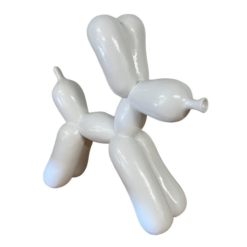 Ballonhond, wit, 16,5 cm