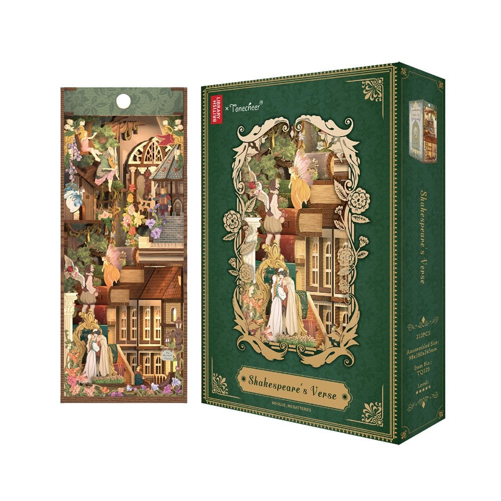 DIY book nook Shakespeare's Verse, 24,5 cm