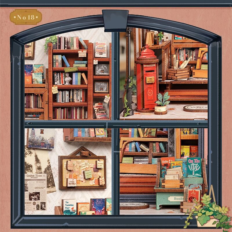 3D DIY house Jack's bookery, 20 cm