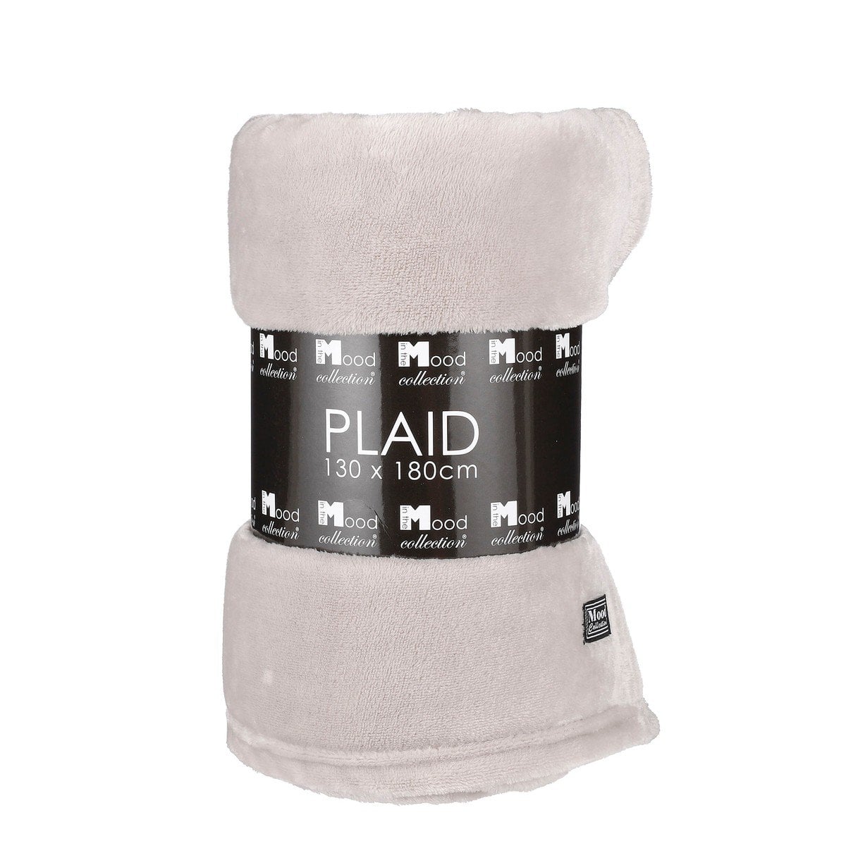 Plaid Famke beige, 130 × 180 cm