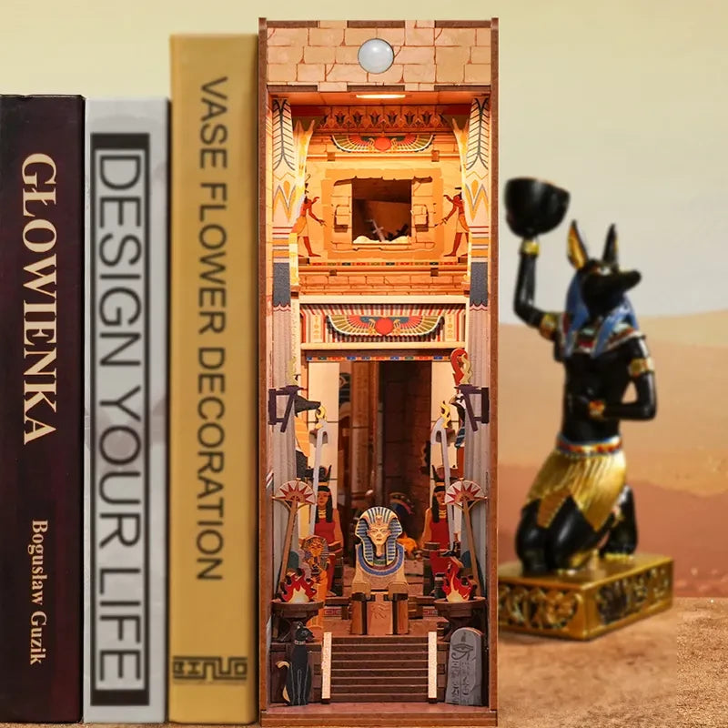 DIY book nook adventure in egypt bookend, 24,5 cm